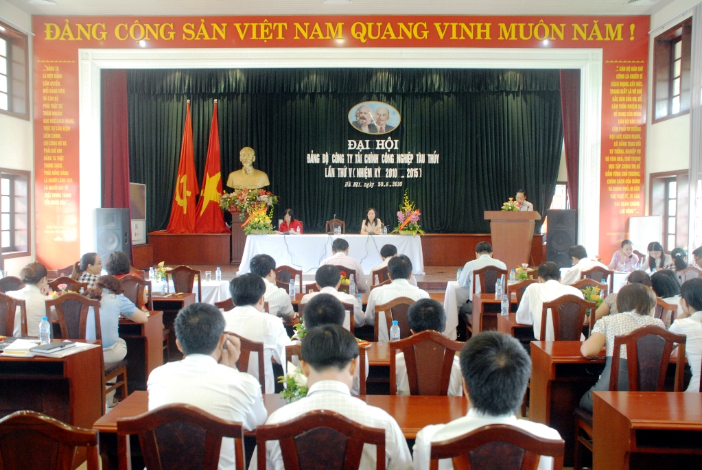 Đại hội Đảng bộ Cty Tài chính Công nghiệp tàu thuỷ